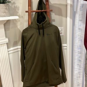 Mens Army Green Nike Hoodie